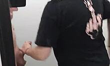 Shellyseth and smarien75 get naughty in the Wall Mart dressing room