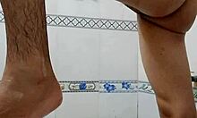 Teen takes a relaxing solo bath in private