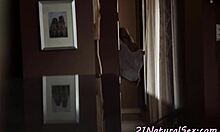 Check out this astonishing euro beauty riding and getting cum in her mouth after doggystyle