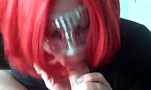 i watch my redhead wife suck big cock