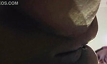 Amateur couple gets down for naughty sex, with the little ant taking it deep in anal play.