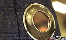 hot blonde lesbo babes wrestle with intense moves