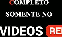 Safada taking cum on ass, pussy, in mouth, big tits handjob deepthroat swallow