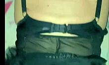 A big-ass babe with big tits gets a homemade doggystyle pussy fucking, leading to an orgasm and facial.