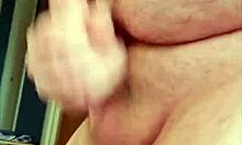 Chubby guy dildo and cumming compilation