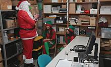 Asian Teen Elves at the Office