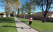 Teen stepdaughter trades sex for cash by the pool