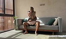 Wow! Real Amateur Couple in Raw Cowgirl Fucking with Monster Cock!