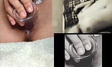 Hey, check out these lesbians getting it on while I touch myself.