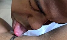 Cute brunette with hot booty gets pussy licked - amateur couple Nysdel 😘