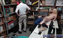 Fake cop gives cumshot to big booty police during attempted theft