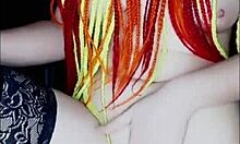 with a lover via video call, wanna watch me?