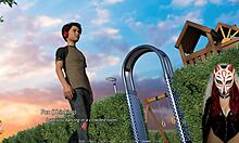 The Golden Boy Ep 3 - Gamer Girl Playing a Game