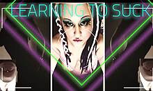 Horny Stepsister Teaches Friend To Suck Cock For Her Viewing Pleasure