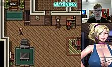 werewolves retreat with rachel and leslie in uncensored threesome, bent over for muff diving and handjob