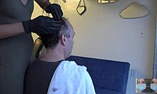 Dying His Hair Brown in a Unique Style