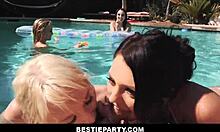 Teen friends fuck neighbor