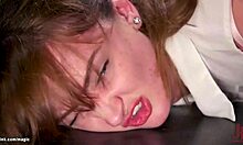 Stepmom Submits Stepson In Intense Office Bondage