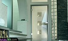 Euro Girlfriend Bounces Ecstatically