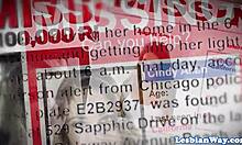 beautiful lesbian vixens seducing and licking hairy pussies in wild 3some