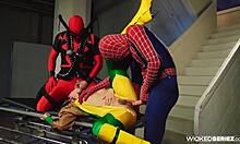 Wolverine XXX Parody Scene with Allie Haze
