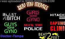 Busty latina jasmine mendez masturbates to her own porn with hitachi magic wand