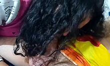 MATURE LATINA MILF GIVES HANDJOB AND BLOWJOB TO YOUNG COCK