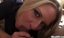 Sexual Busty Teen Riley Evans Sucks Cock in POV