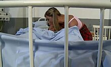 nasty slut blows a patient in the hospital