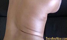 Intense First Throat Fucking for Teen in POV