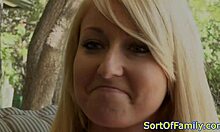 Tattooed stepteen rides black cock hard