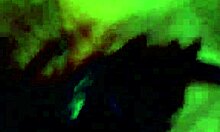 wife in mask with toys