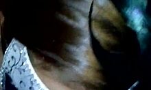 wife in mask with toys