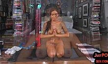 pov asian babe with natural tits getting fucked close-up