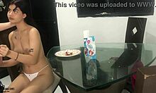 Totally horny munching on a dick with strawberry and cream part 1 💦🍓