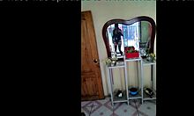 Mature Latino Cleaning Lady Dresses in Sexy Suit to Seduce Amateur Porn Subscribers with Homemade Videos