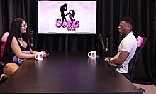 Inês Ventura's Glamorous Sheer Red Show