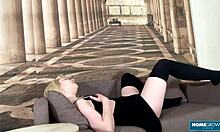 Blonde babe kate can't get enough of his attention