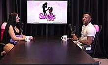 Inês Ventura's Glamorous Sheer Red Show