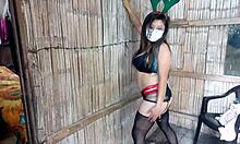 Young Stepmom Tempts with Colombian Lingerie