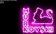 Maura flexes, masturbates pussy, sucks dildo, inserts into wet hole.