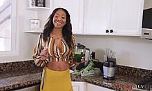 Stepmom Demonstrates Healthy Habits With September Reign And Alex Jett