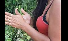 Drunk sister-in-law enjoys being filmed peeing and getting her ass destroyed