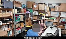 the shoplifting teen faces a hard fucking punishment for stealing