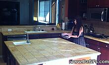 Experienced tongue licks young 18+ pussy