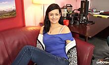 Cheated sales manager prefers to fuck fake agent to get good job