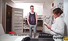 Tutor4k - Russian Tutor Teaches Student Biology Through Intense Sex Session