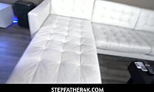 Brunette Latina Stepdaughter Vanessa Sky Takes Huge Load After Intense Fuck