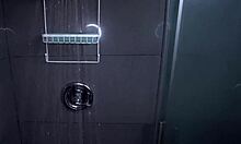 Stepsis Monica Sage sneaks into shower for steamy dick and messy facial