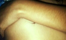 mi hermanastra shows her blue lingerie and reveals that huge ass! so sexy 😍